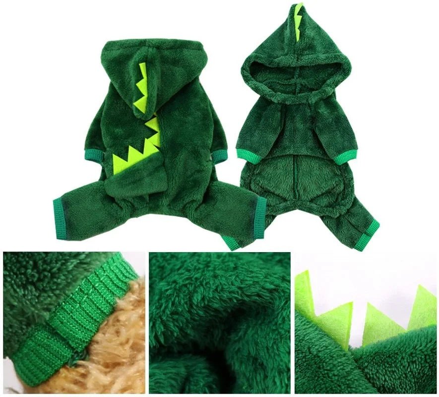 Pet Dinosaur Plush & Snug Winter Costume