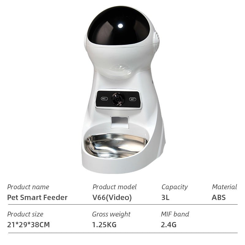 Pet Feeder Wifi Smart App with Neck Protection