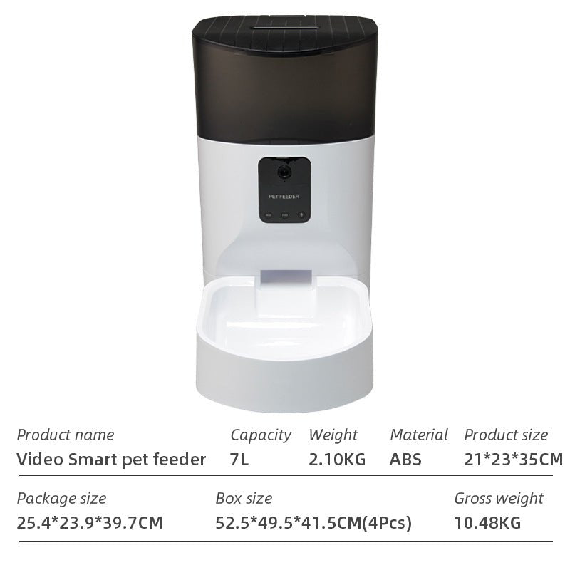 Pet Feeder Wifi Smart App with Neck Protection