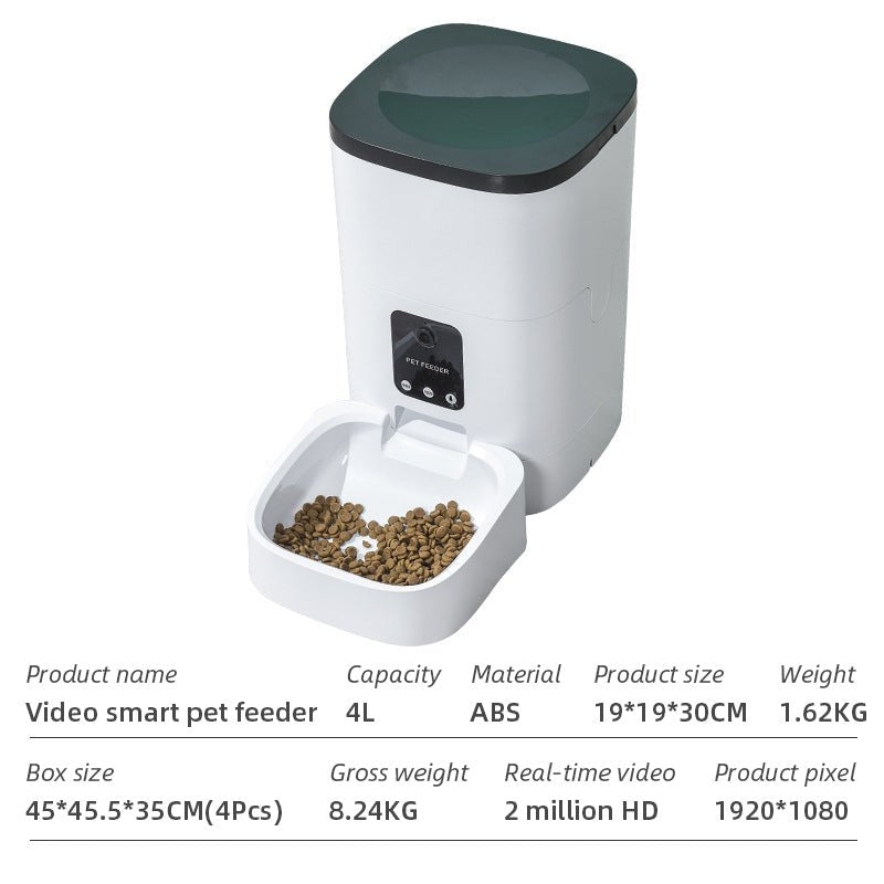 Pet Feeder Wifi Smart App with Neck Protection