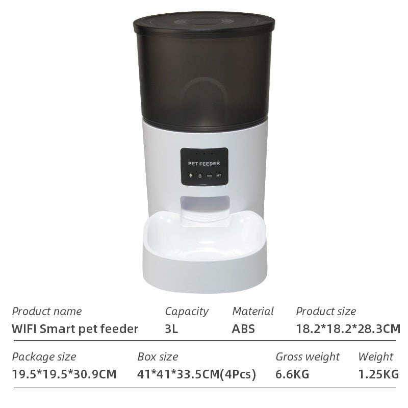 Pet Feeder Wifi Smart App with Neck Protection