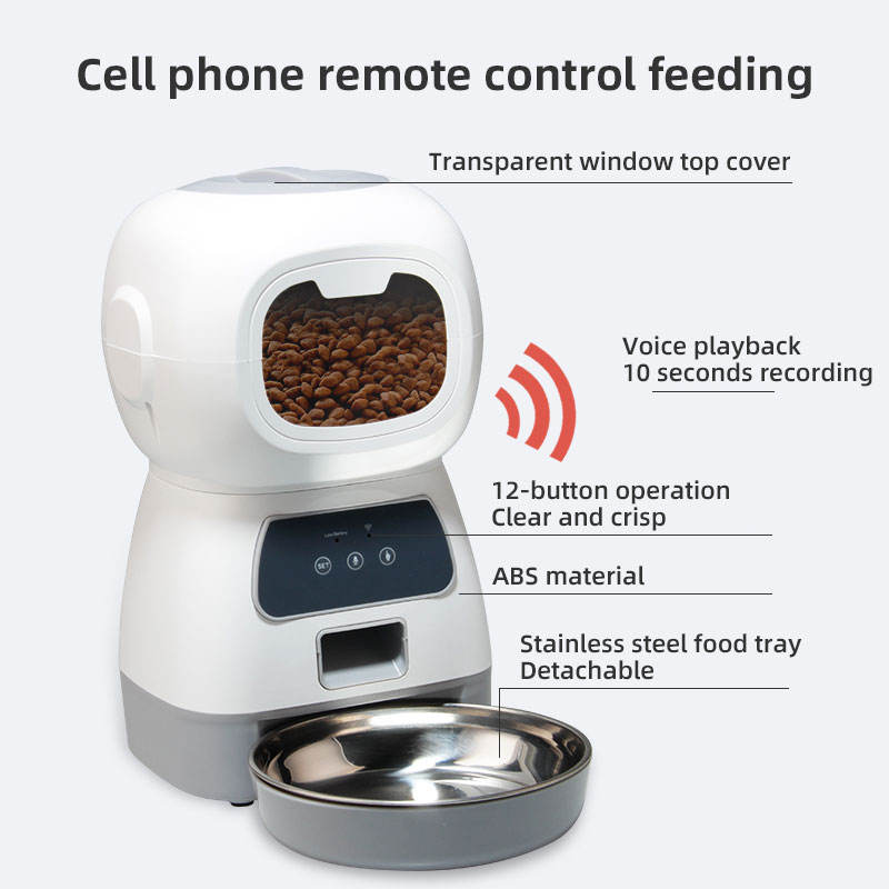 Pet Feeder Wifi Smart App with Neck Protection