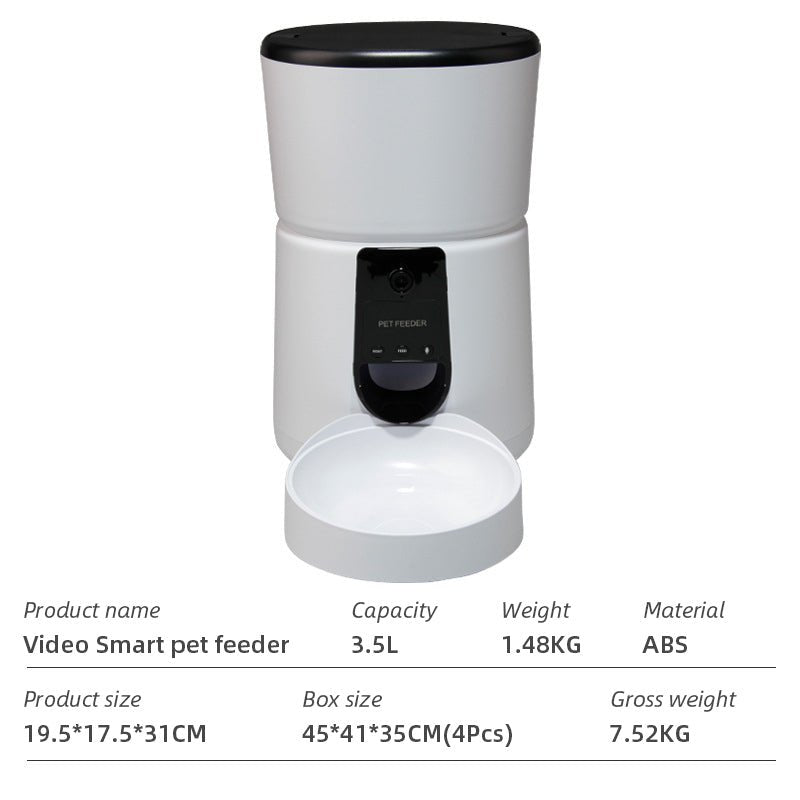 Pet Feeder Wifi Smart App with Neck Protection