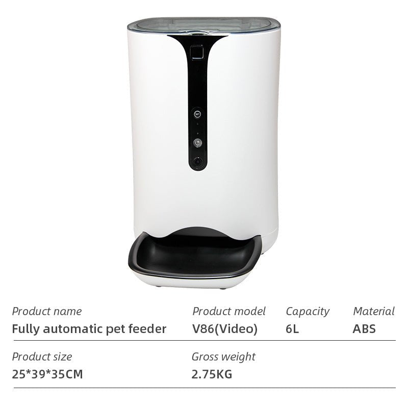 Pet Feeder Wifi Smart App with Neck Protection