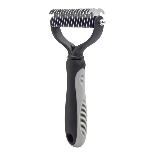 Pet Fur Knot Cutter, Comb, and Shedding Tool