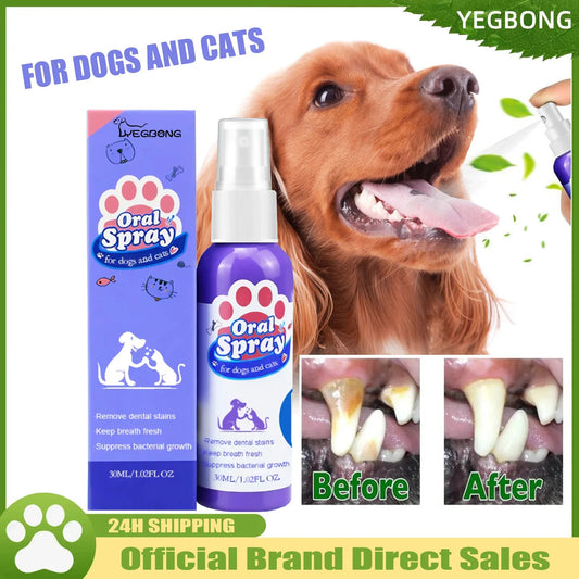 Pet Oral Care Spray Teeth Cleaning & Bad Breath