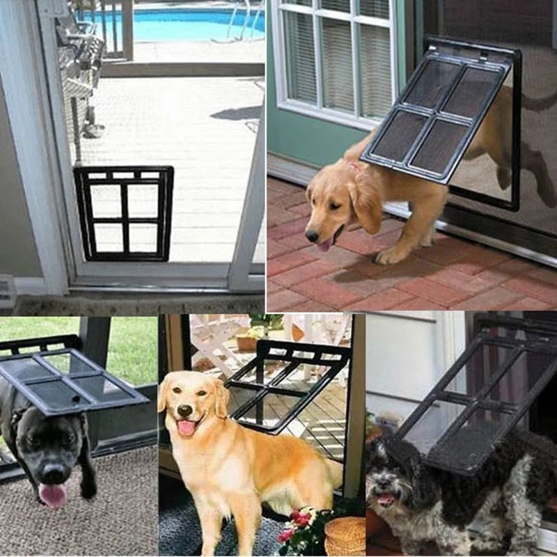 Pet Screen Door for Mosquito Free Access for Cats and Dogs (Small and Large)