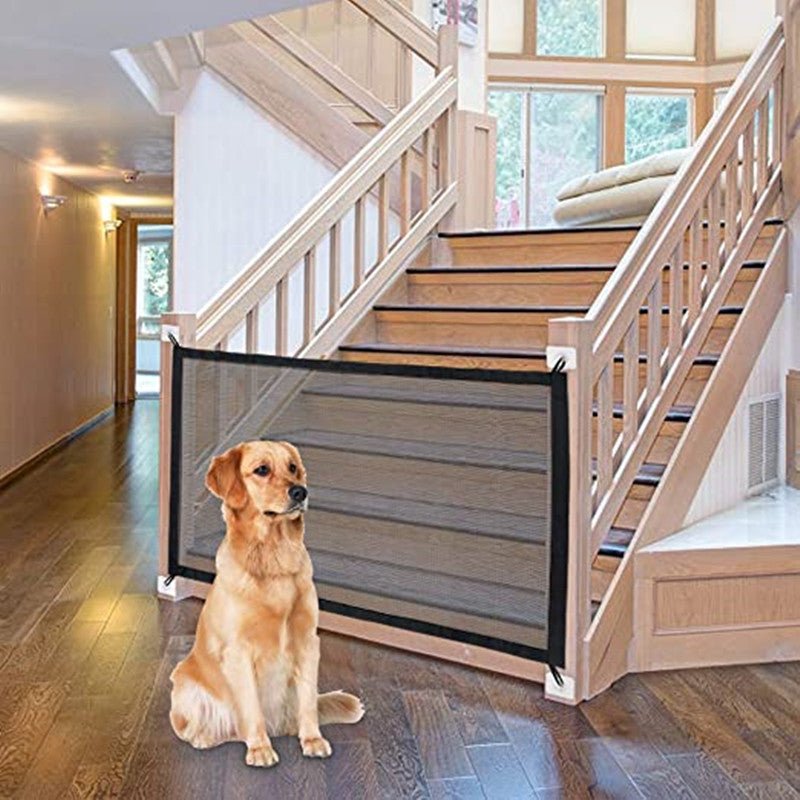 Pet Zipper Barrier Fences with Portable Folding Breathable Mesh