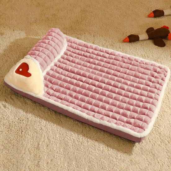 Plush Sleeping Mattress Calming Bed with Removable Cover
