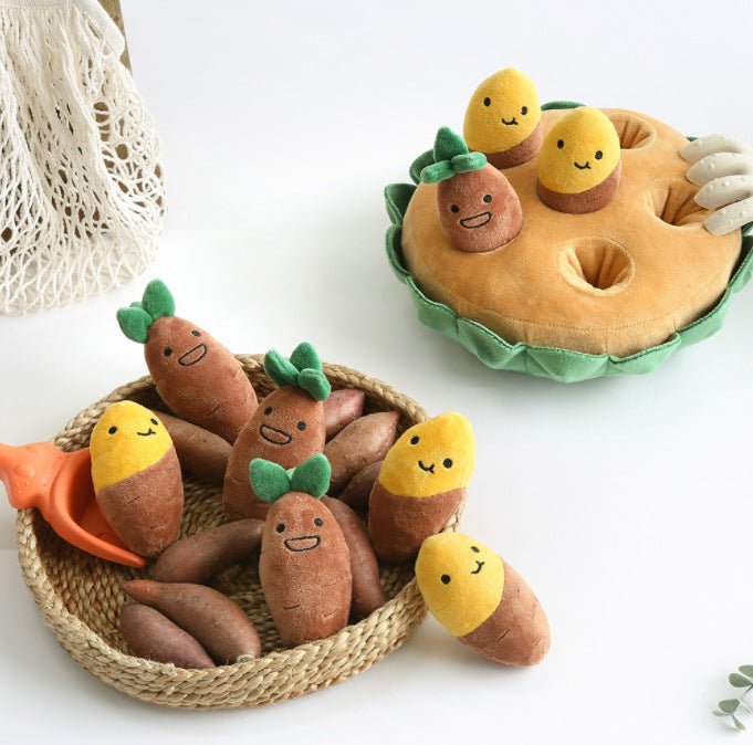 Plucking Groundnut Sweet Potato Toy Set - Fetch Play!