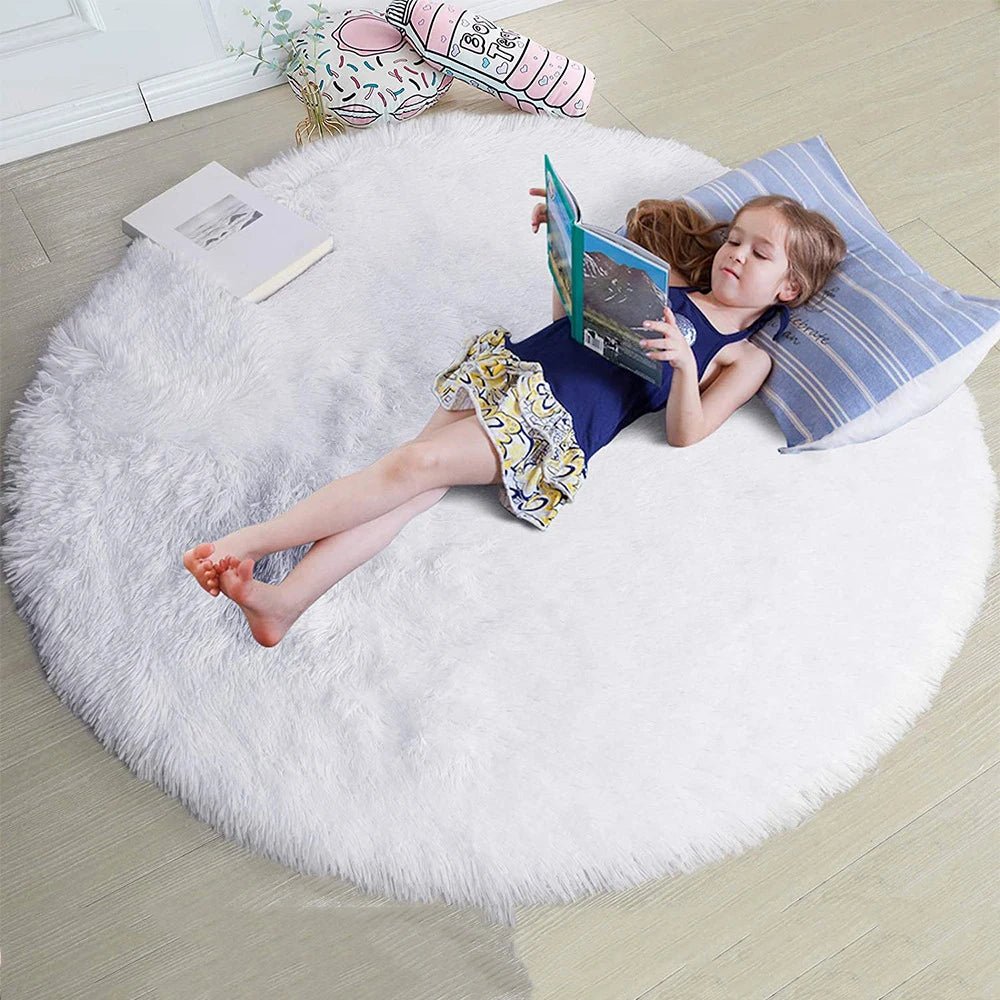 Plush Soft Round Pet Rug
