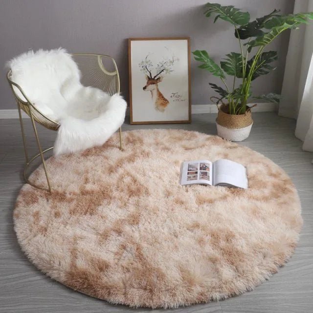 Plush Soft Round Pet Rug