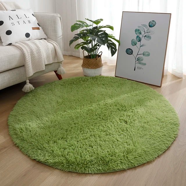Plush Soft Round Pet Rug