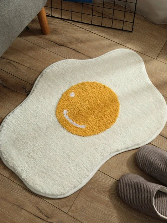 Poached Egg Non-Slip Rug and Mat