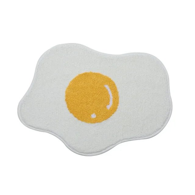 Poached Egg Non-Slip Rug and Mat