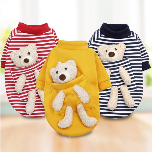 Pocket Bear Cuddle Clothes Autumn And Winter