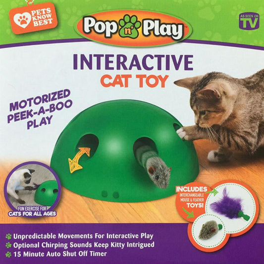 Pop-'n-Play 360° Peak-A-Boo Cat Toy
