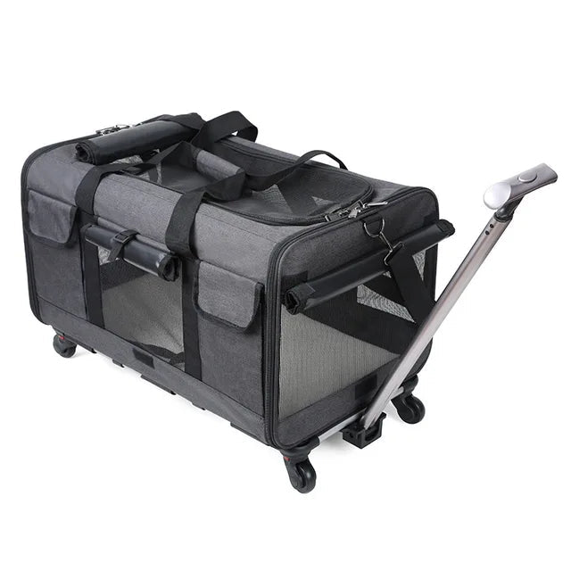 Portable and Foldable Pet Trolley Case