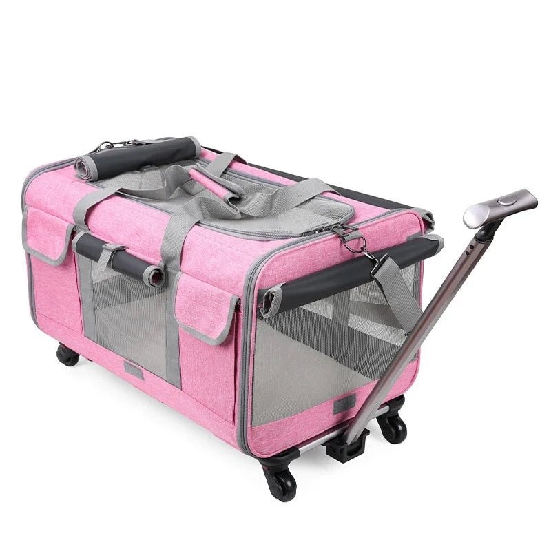 Portable and Foldable Pet Trolley Case