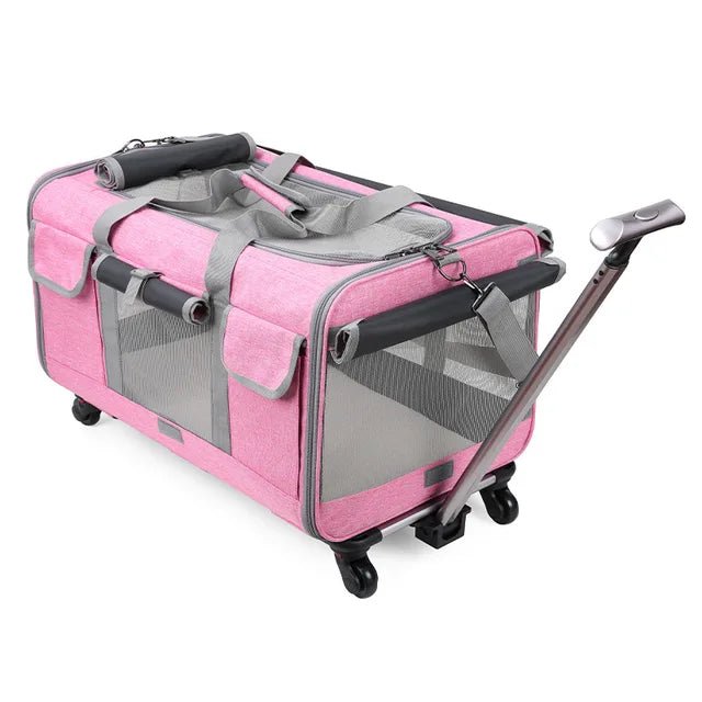 Portable and Foldable Pet Trolley Case