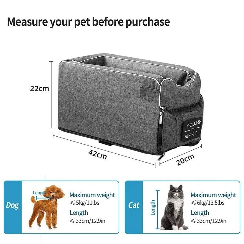 Portable Cat & Dog Travel Carrier for Central Control