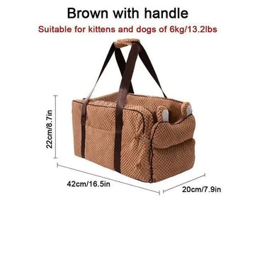brown with handle
