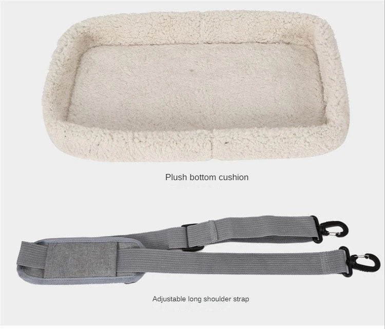 Portable Outdoor Large Cat Carrier Bag with Breathable Mesh