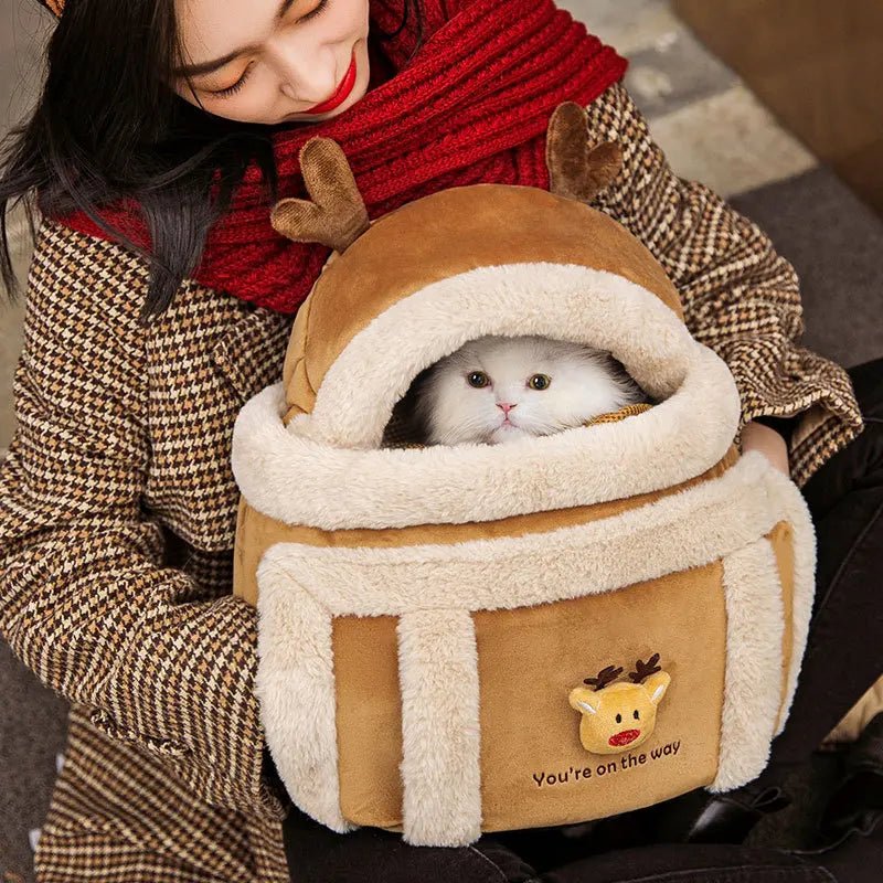 Portable Travel Kitty Pet Carrier Tummy Bag