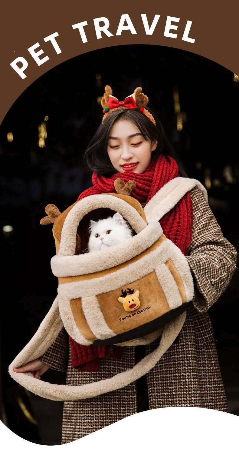 Portable Travel Kitty Pet Carrier Tummy Bag