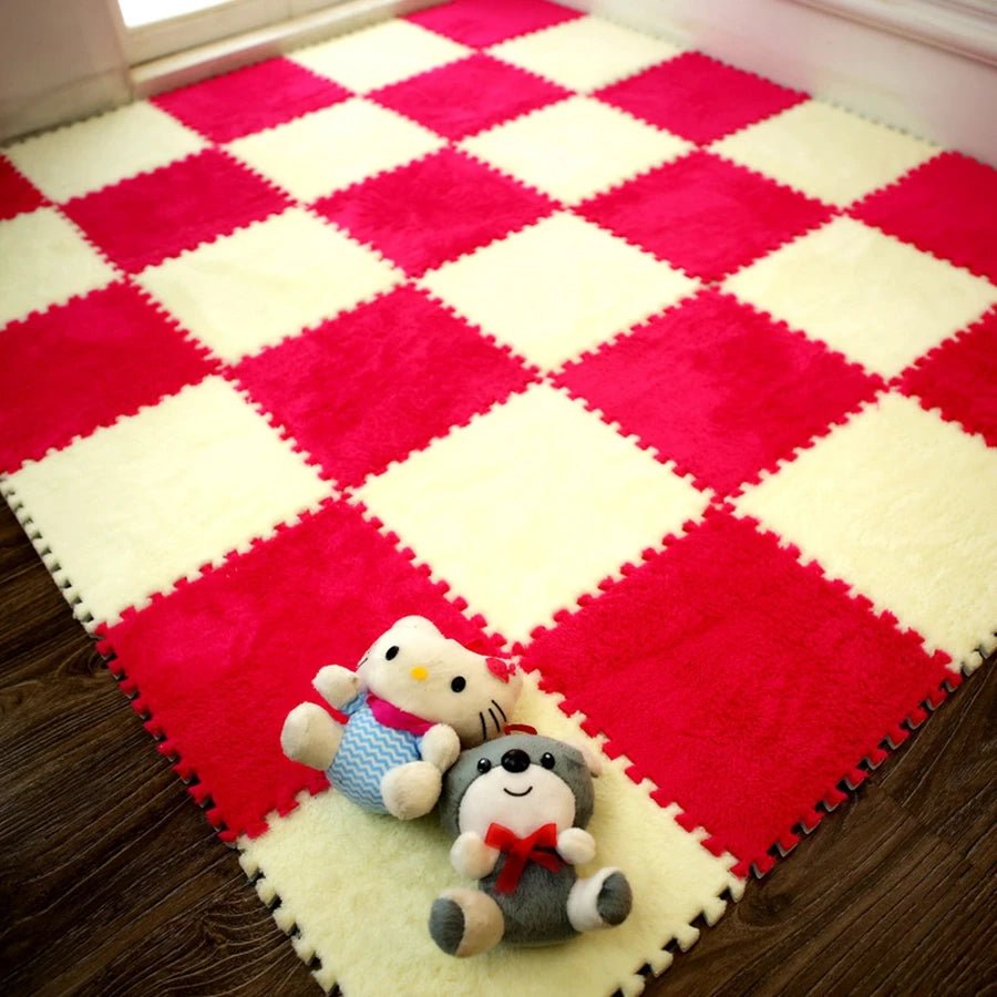 Puzzle Assembly Carpets Anti-Slip for Pet Play Area