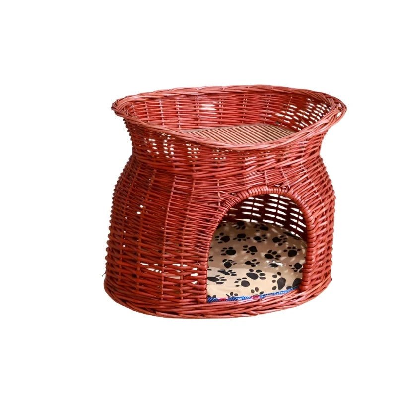 Rattan Wicker Cat Nest