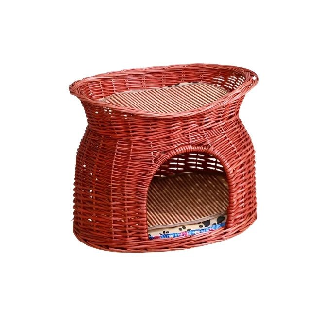 Rattan Wicker Cat Nest