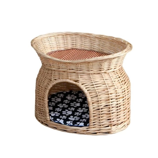 Rattan Wicker Cat Nest
