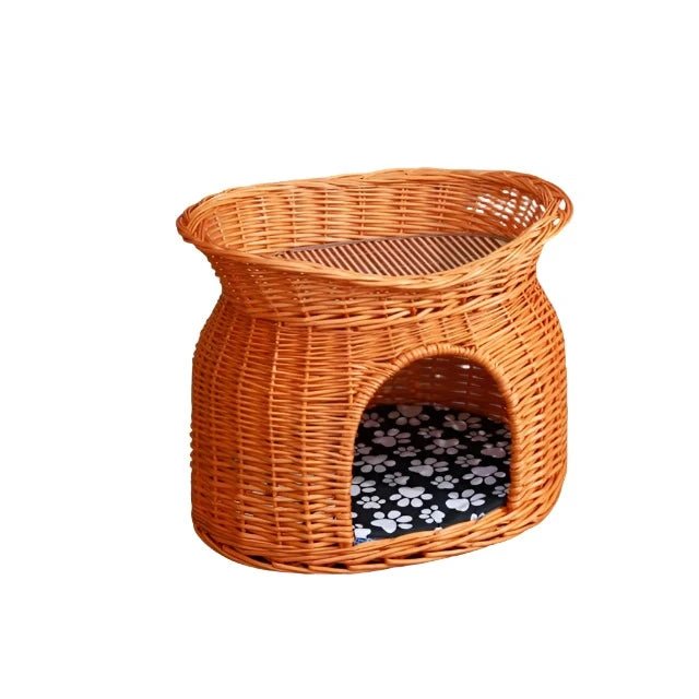 Rattan Wicker Cat Nest