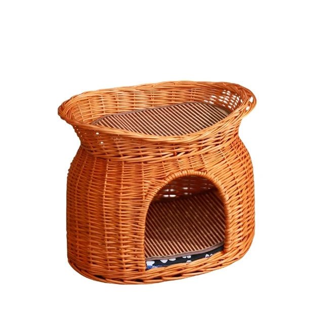 Rattan Wicker Cat Nest