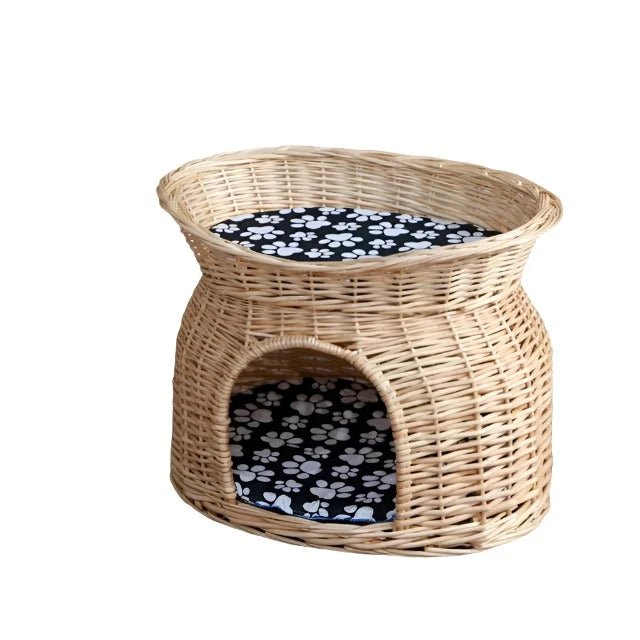 Rattan Wicker Cat Nest