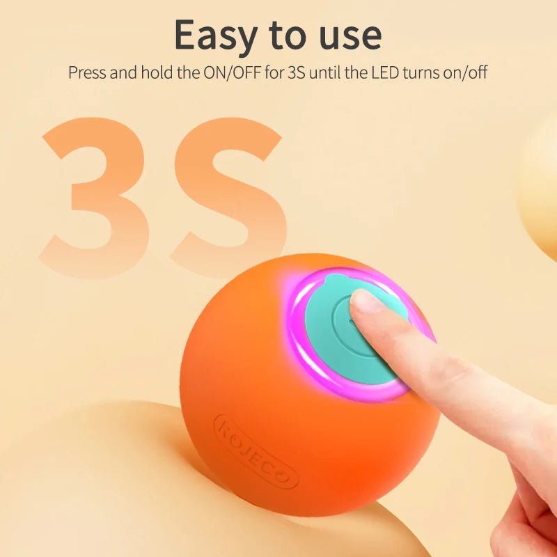 ROJECO Smart Cat Automatic Electric Interactive Rolling Ball