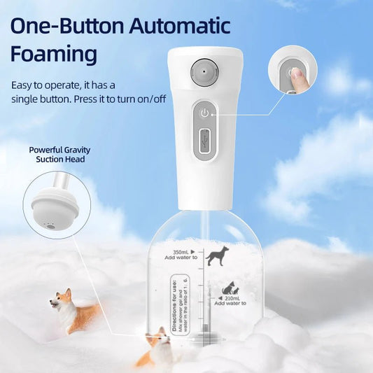ROJECO Smart Pet USB-Charging Automatic Soap Dispenser for Baths