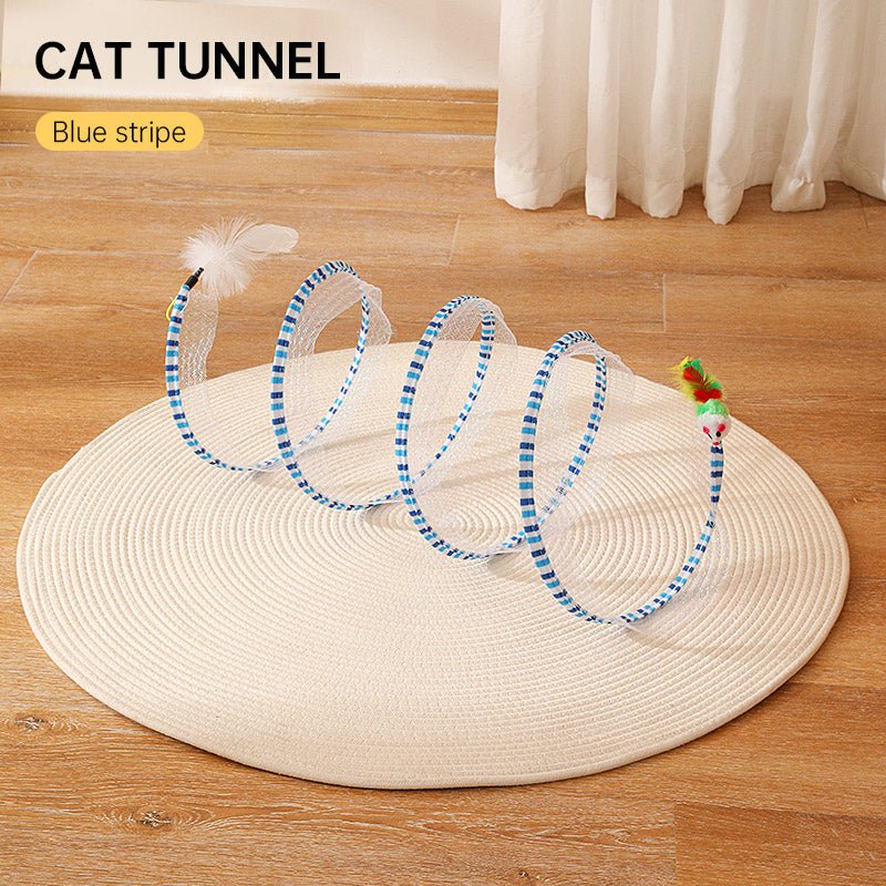 S-Shaped Cat Tunnel Toy