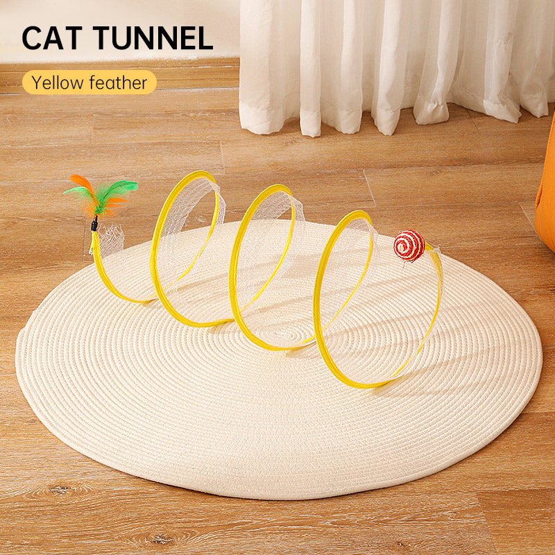 S-Shaped Cat Tunnel Toy