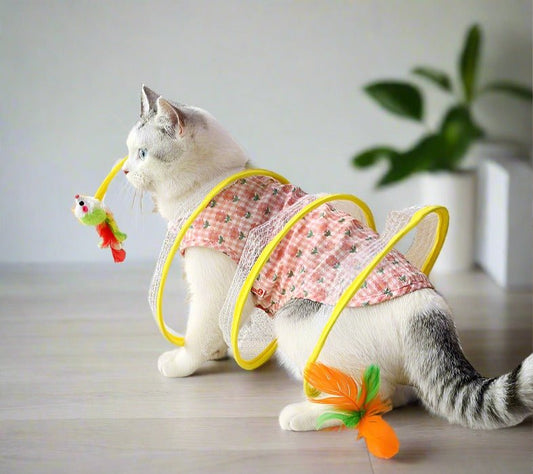 S-Shaped Cat Tunnel Toy