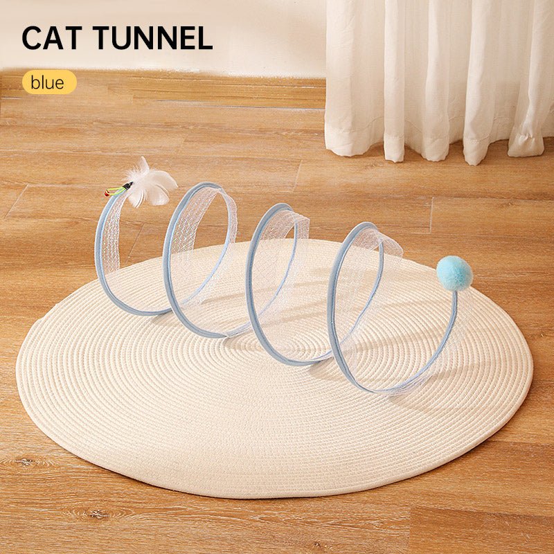 S-Shaped Cat Tunnel Toy