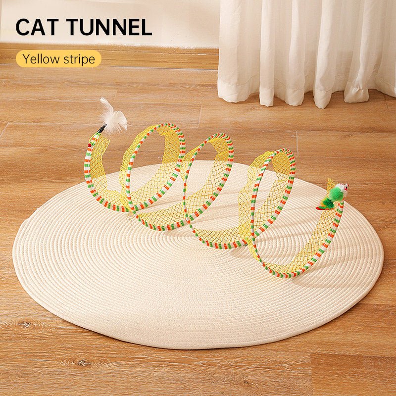 S-Shaped Cat Tunnel Toy