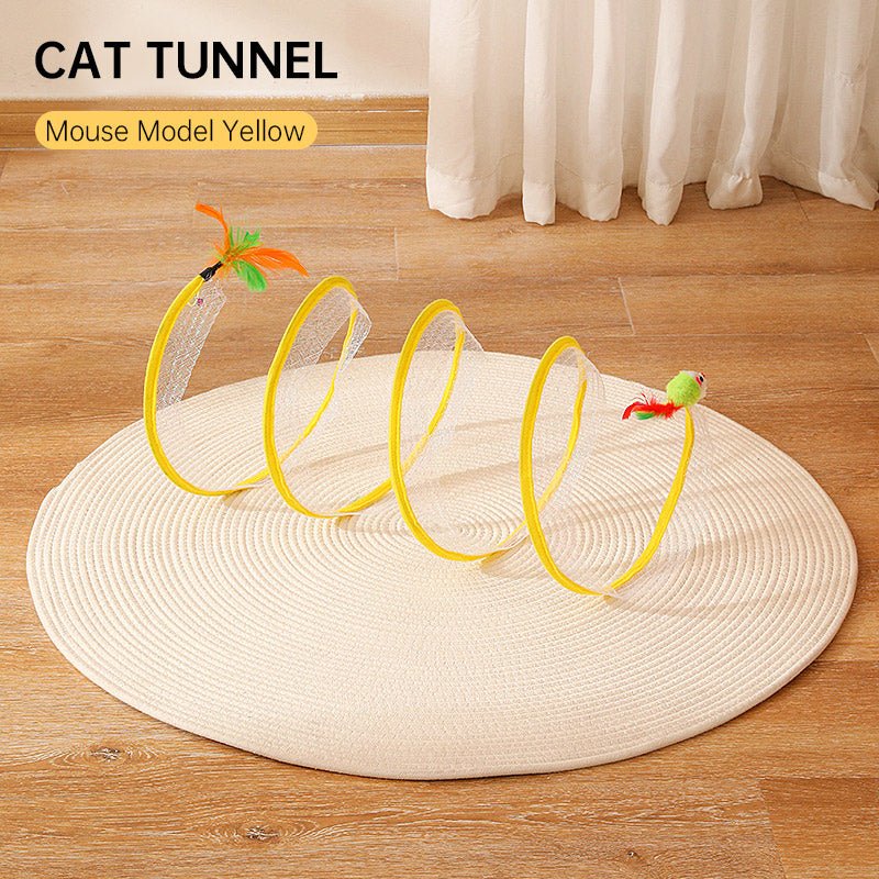 S-Shaped Cat Tunnel Toy