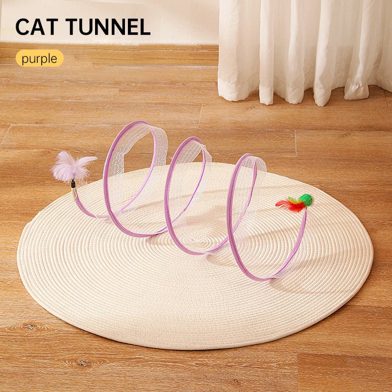S-Shaped Cat Tunnel Toy