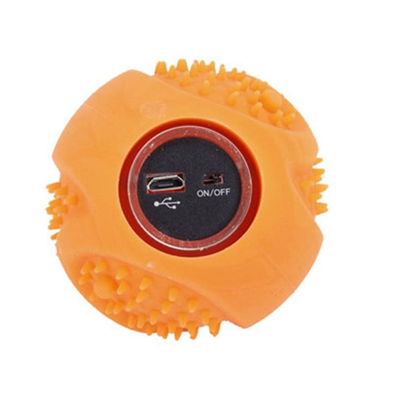 Silica Gel USB Charging Glowing Pet Ball for Indoor or Outdoor Playing