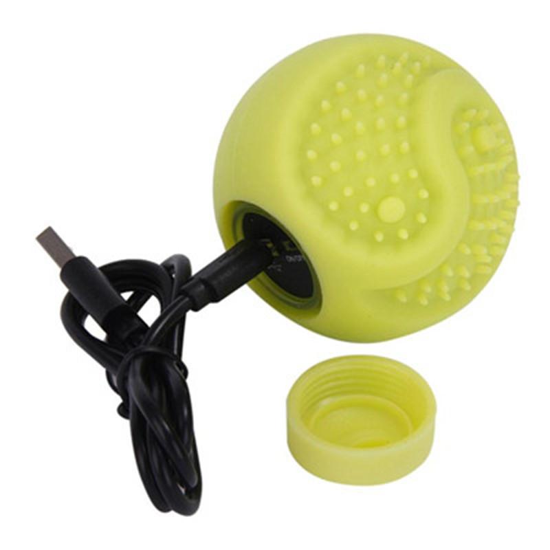 Silica Gel USB Charging Glowing Pet Ball for Indoor or Outdoor Playing