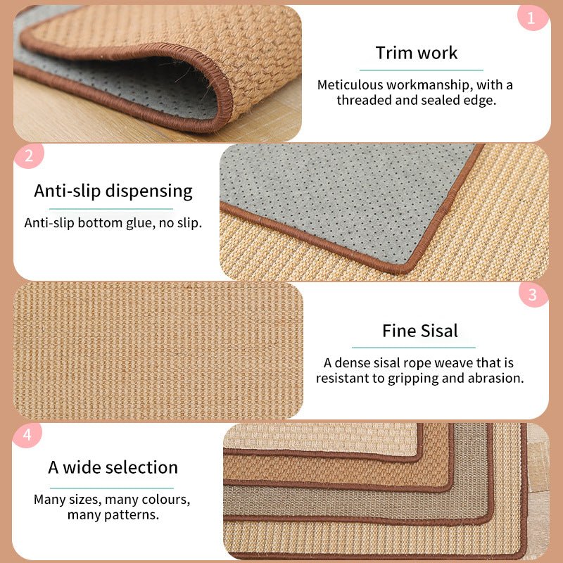 Sisal Scratch Pad & Sofa Protector