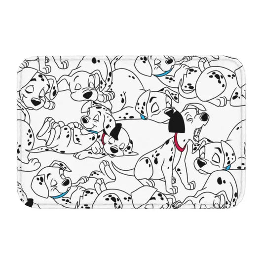 Sleeping Dalmations Font Door Floor Entrance Mat