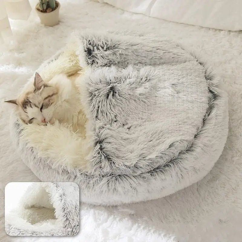 Soft Plush Round Cat Cove